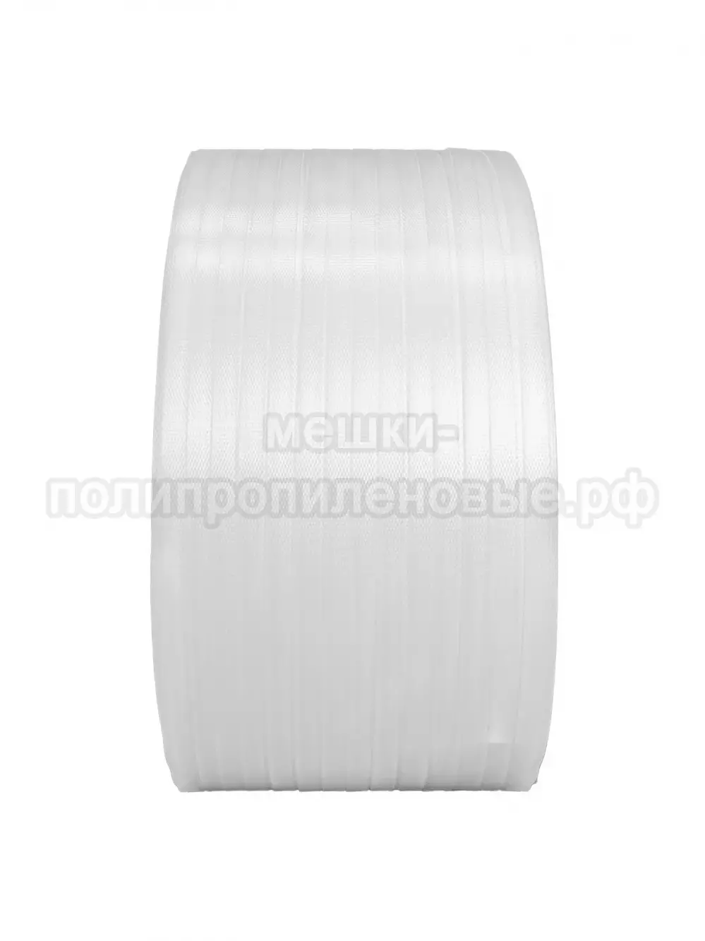 Стреппинг лента 12 х 0.5 мм х 3000 м, белая, 110 кгс, упаковочная, полипропиленовая