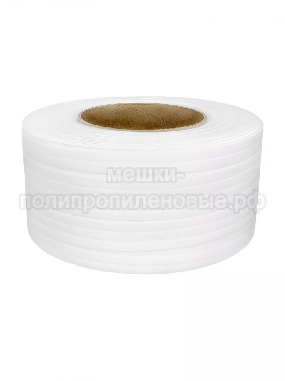 Стреппинг лента 15 х 1 мм х 1200 м, белая, 320 кгс, упаковочная, полипропиленовая