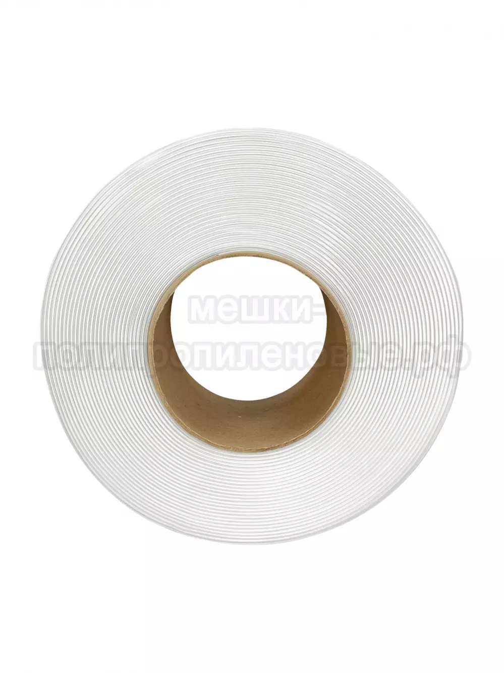 Стреппинг лента 15 х 0.8 мм х 2000 м, белая, 250 кгс, упаковочная, полипропиленовая
