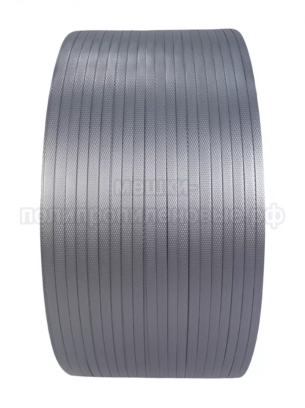 Стреппинг лента 9 х 0.5 мм х 4000 м, серая, 95 кгс, упаковочная, полипропиленовая