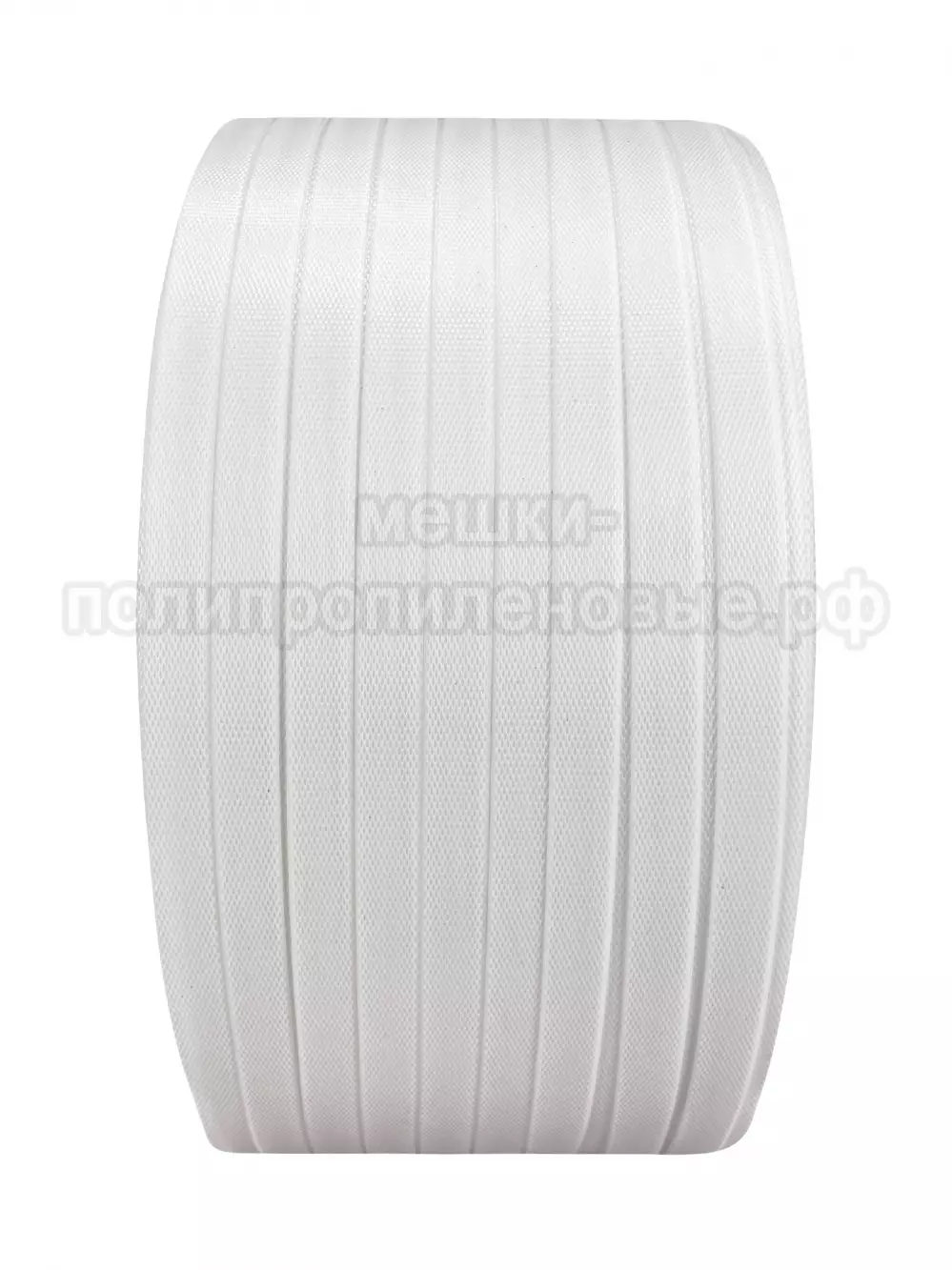 Стреппинг лента 19 х 1 мм х 1000 м, белая, 450 кгс, лента полипропиленовая