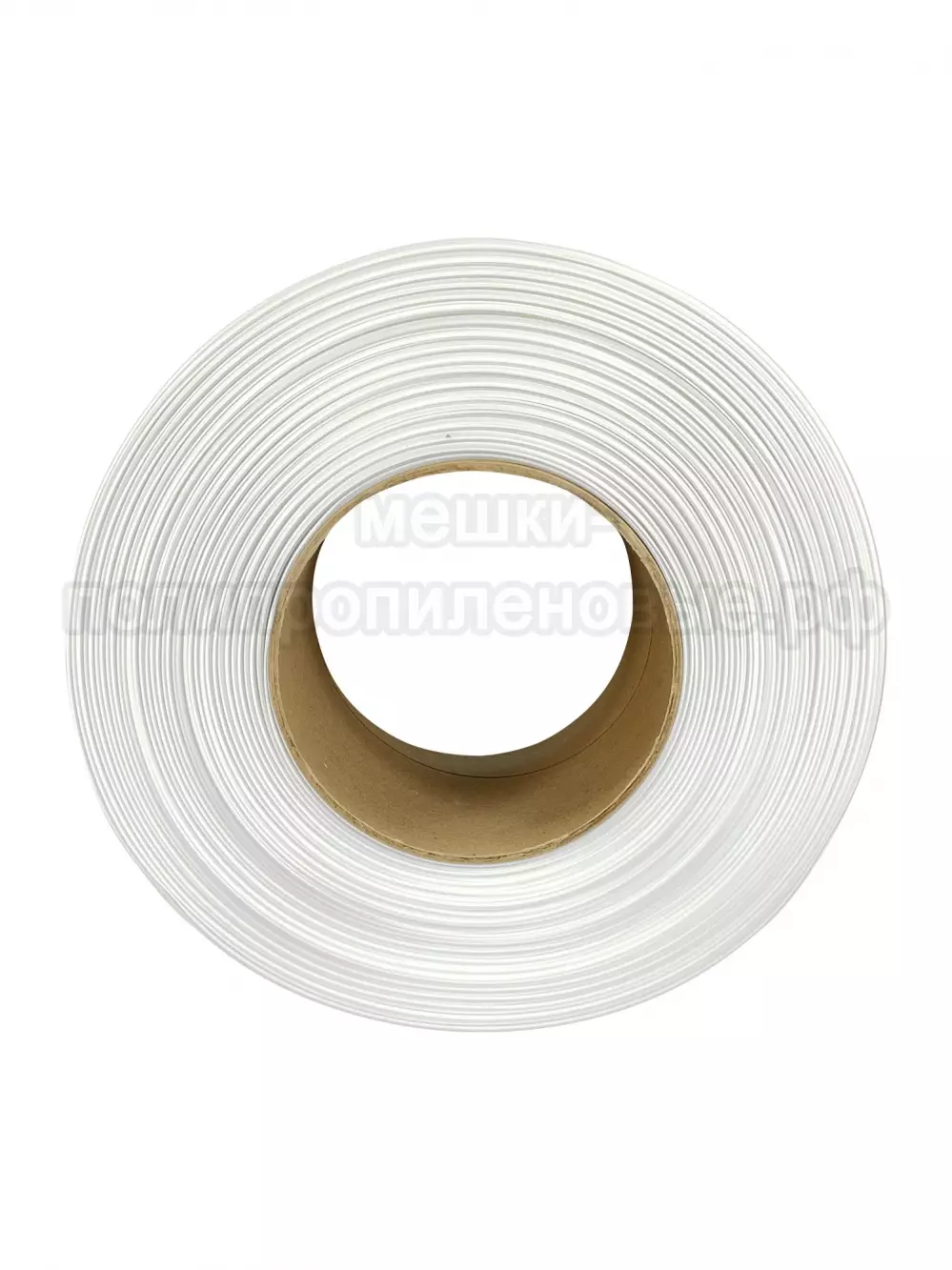Стреппинг лента 19 х 1 мм х 1000 м, белая, 450 кгс, лента полипропиленовая